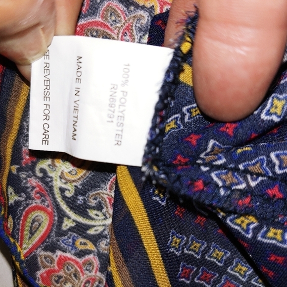 Sara Michelle Layered Look Blouse L - Picture 6 of 7